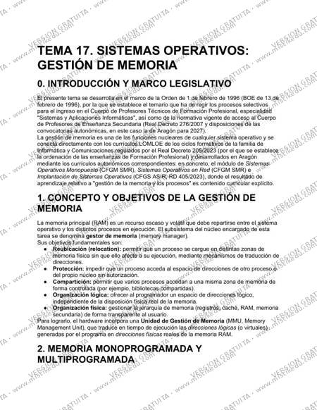 Apuntes Tema 17 - Gestión de memoria